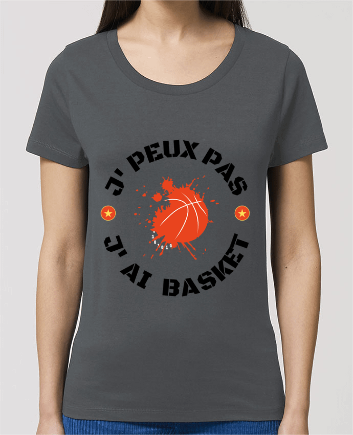 T-shirt Femme je peux pas j' ai basket par Fridaé