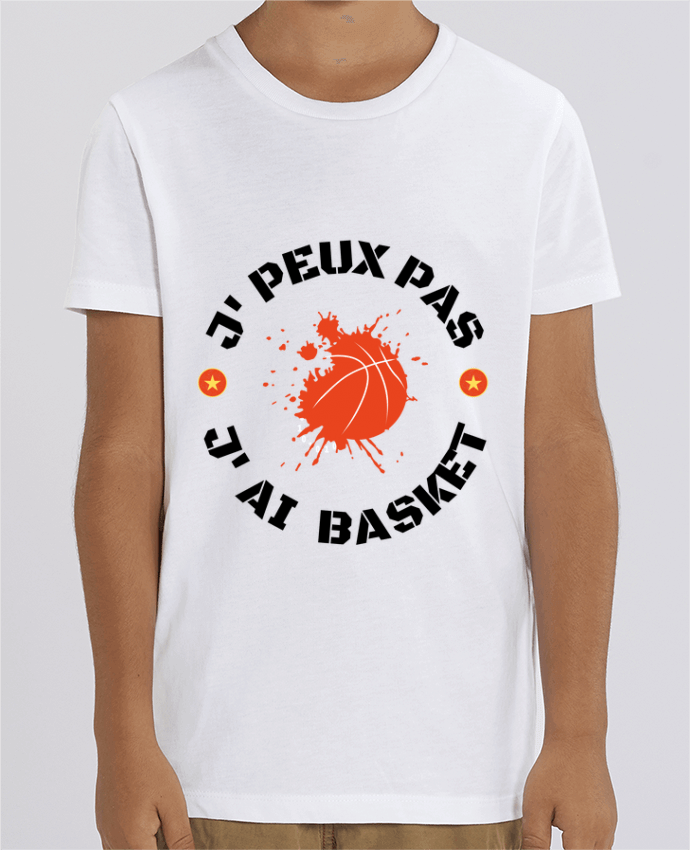 T-shirt Enfant je peux pas j' ai basket Par Fridaé