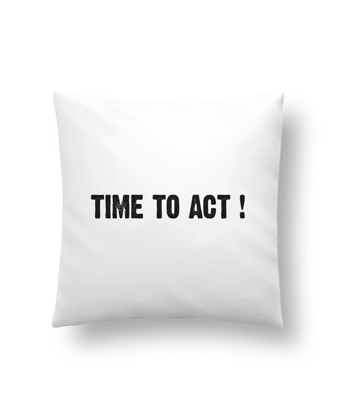 Coussin TIME TO ACT ! par berth99