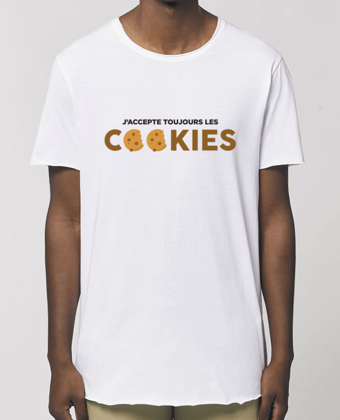 Tee-shirt Homme J'accepte toujours les cookies Par  tunetoo