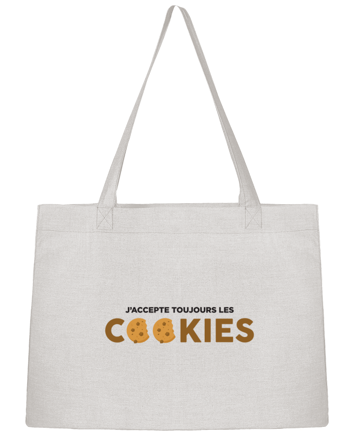 Sac Shopping J'accepte toujours les cookies par tunetoo
