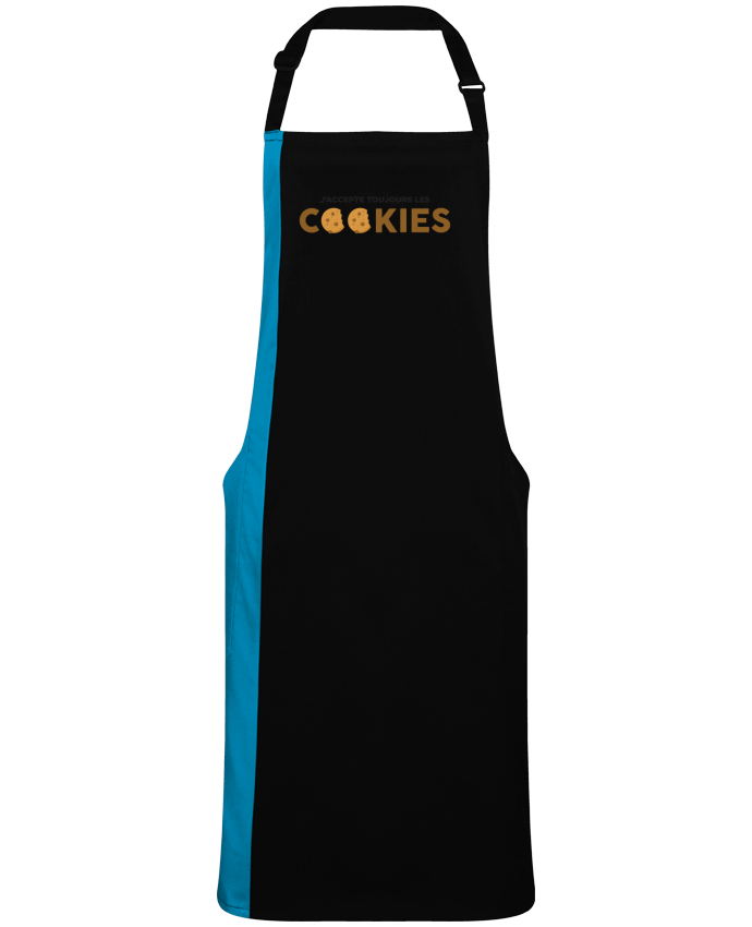 Tablier bicolore J'accepte toujours les cookies par  tunetoo