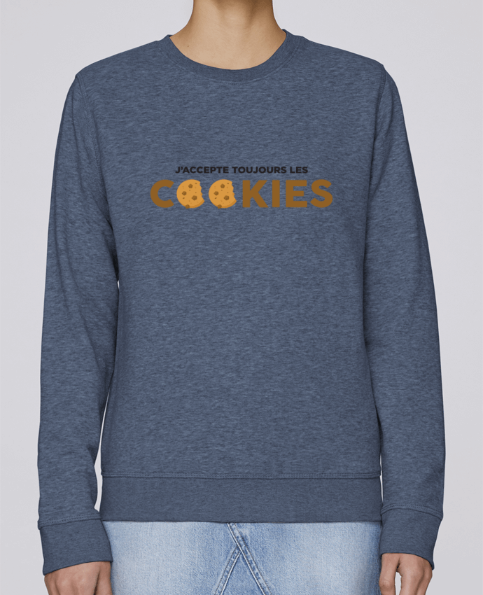 Sweatshirt J'accepte toujours les cookies par tunetoo