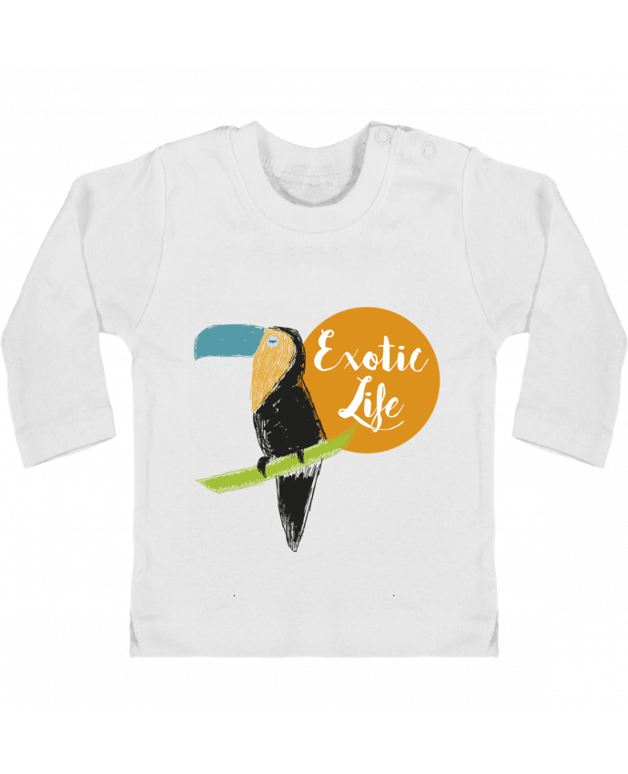 T-shirt bébé TOUCAN manches longues du designer IDÉ'IN