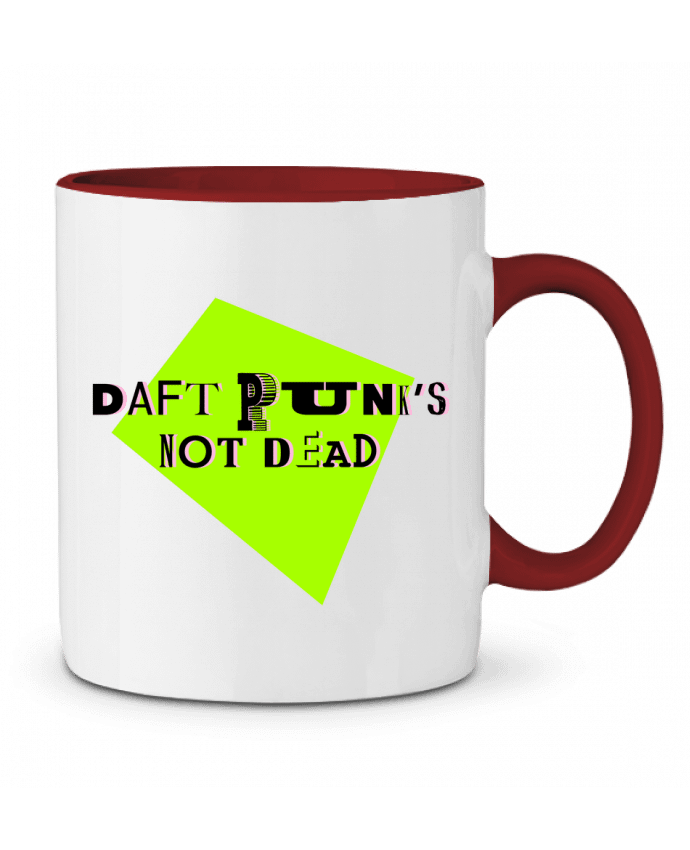 Mug bicolore Daft Punk's Not Dead L'Homme Sandwich