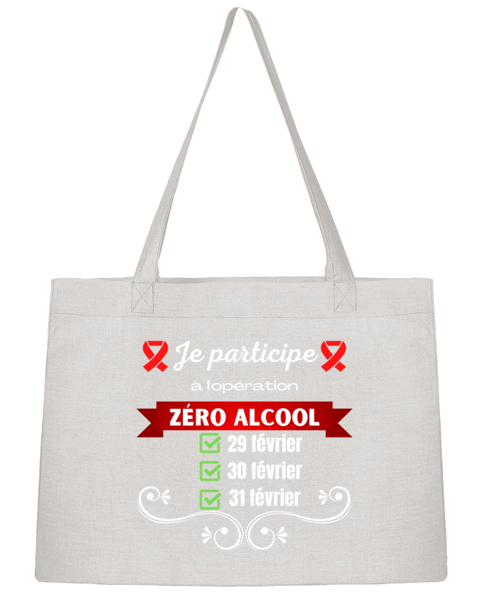 Sac Shopping Je participe à l'opération zéro alcool v2 par Cheerocki