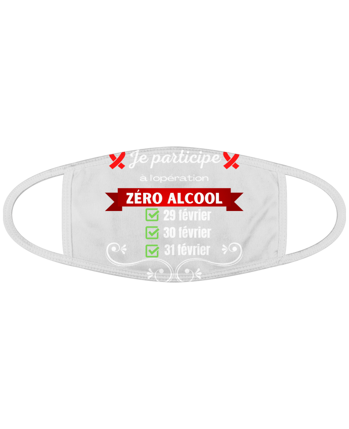 Masque Je participe à l'opération zéro alcool v2 par Cheerocki