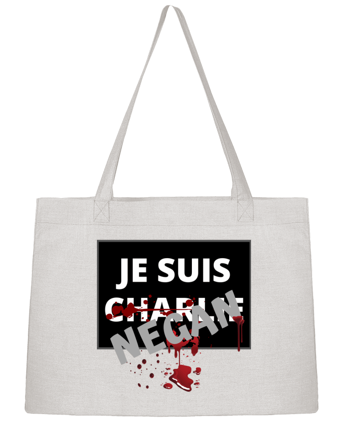 Sac Shopping Je suis Charlie Negan par Cheerocki