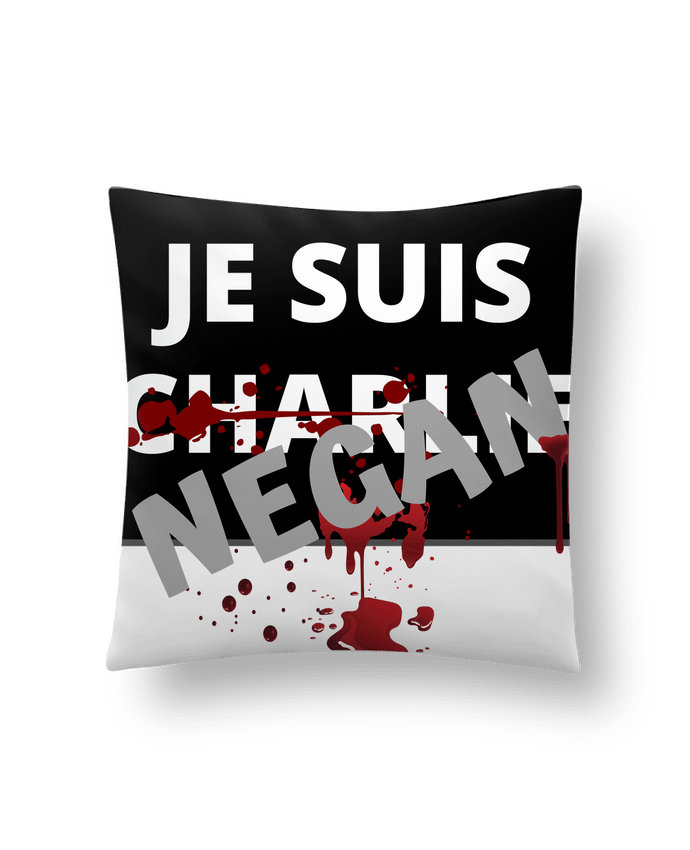 Coussin Je suis Charlie Negan par Cheerocki