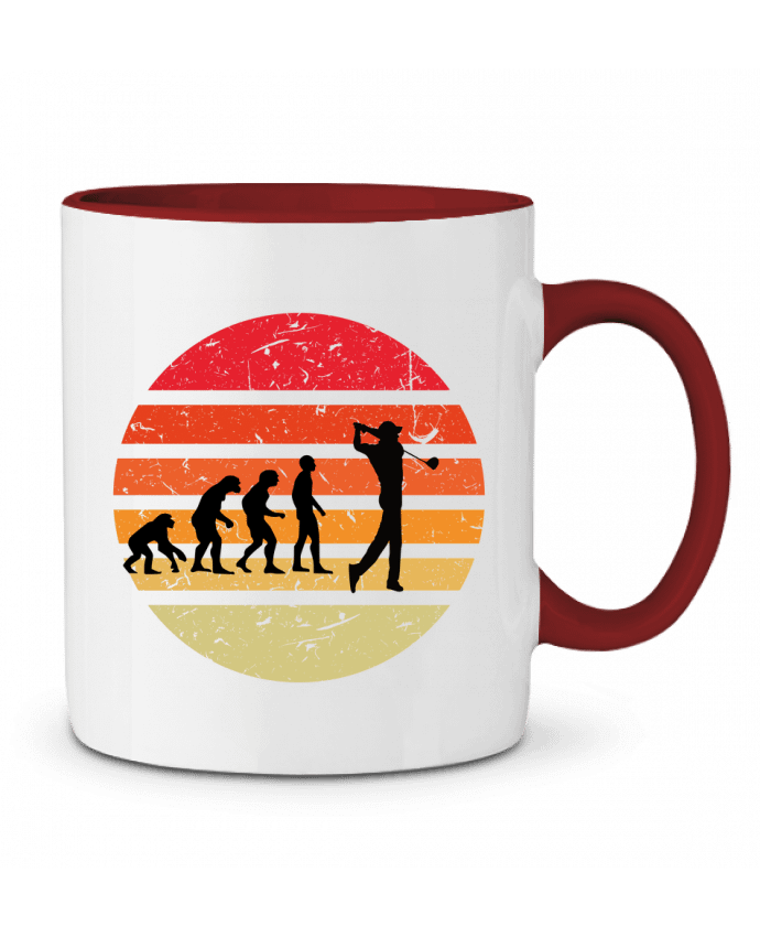 Mug bicolore Evolution de l'homme GOLF Cheerocki