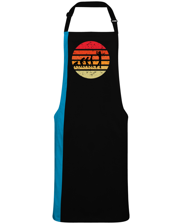 Tablier bicolore Evolution de l'homme GOLF par  Cheerocki