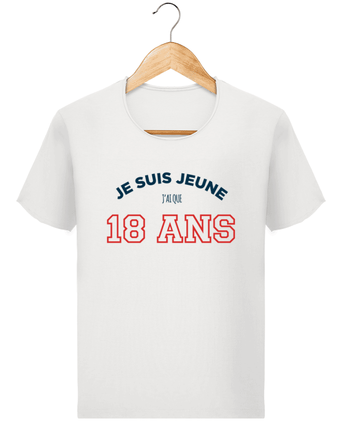  T-shirt Homme vintage Je suis jeune je n'ai que 18 ans - Anniversaire par tunetoo