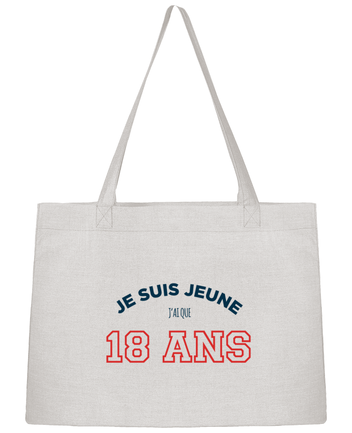 Sac Shopping Je suis jeune je n'ai que 18 ans - Anniversaire par tunetoo