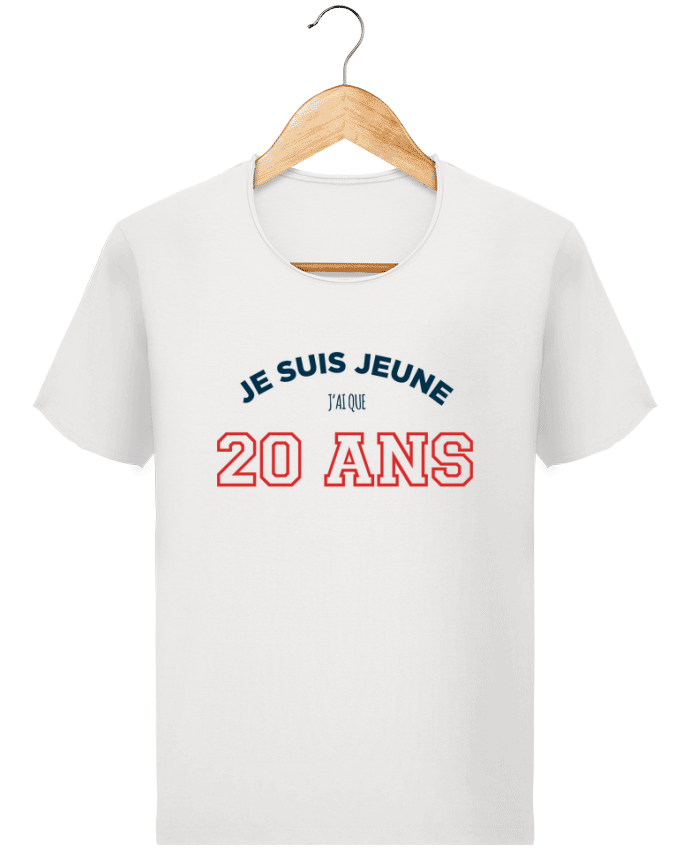  T-shirt Homme vintage Je suis jeune je n'ai que 20 ans - Anniversaire par tunetoo