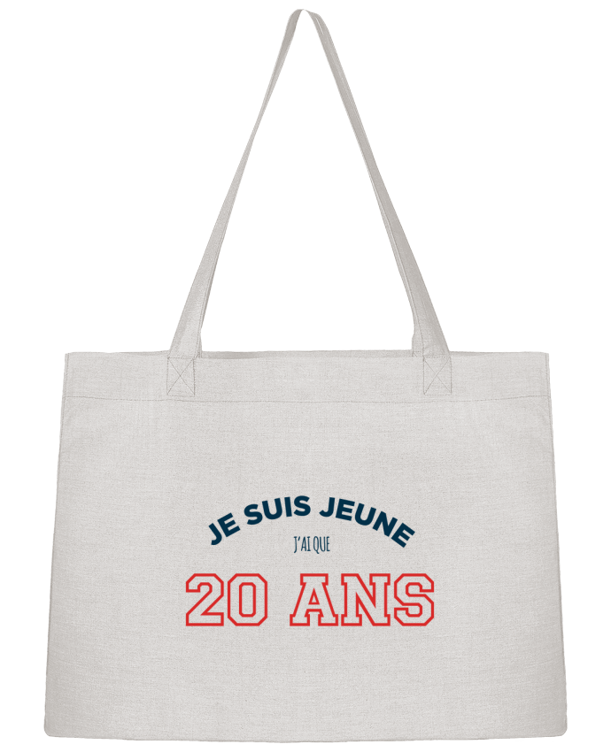 Sac Shopping Je suis jeune je n'ai que 20 ans - Anniversaire par tunetoo