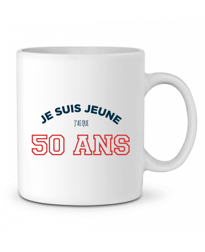Mug  Je suis jeune je n'ai que 50 ans - Anniversaire par tunetoo