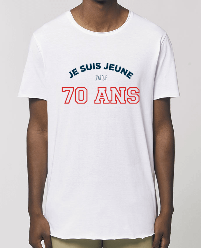 Tee-shirt Homme Je suis jeune je n'ai que 70 ans - Anniversaire Par  tunetoo