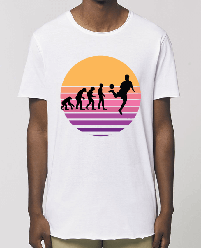 Tee-shirt Homme Evolution de l'homme FOOTBALL Par  Cheerocki