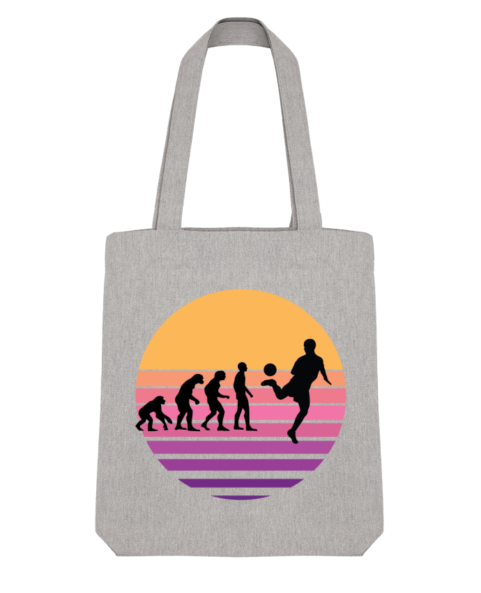 Tote Bag Stanley Stella Evolution de l'homme FOOTBALL par Cheerocki 