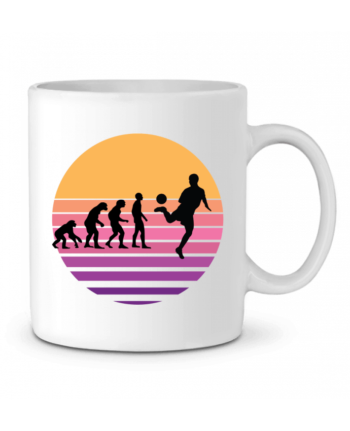 Mug  Evolution de l'homme FOOTBALL par Cheerocki