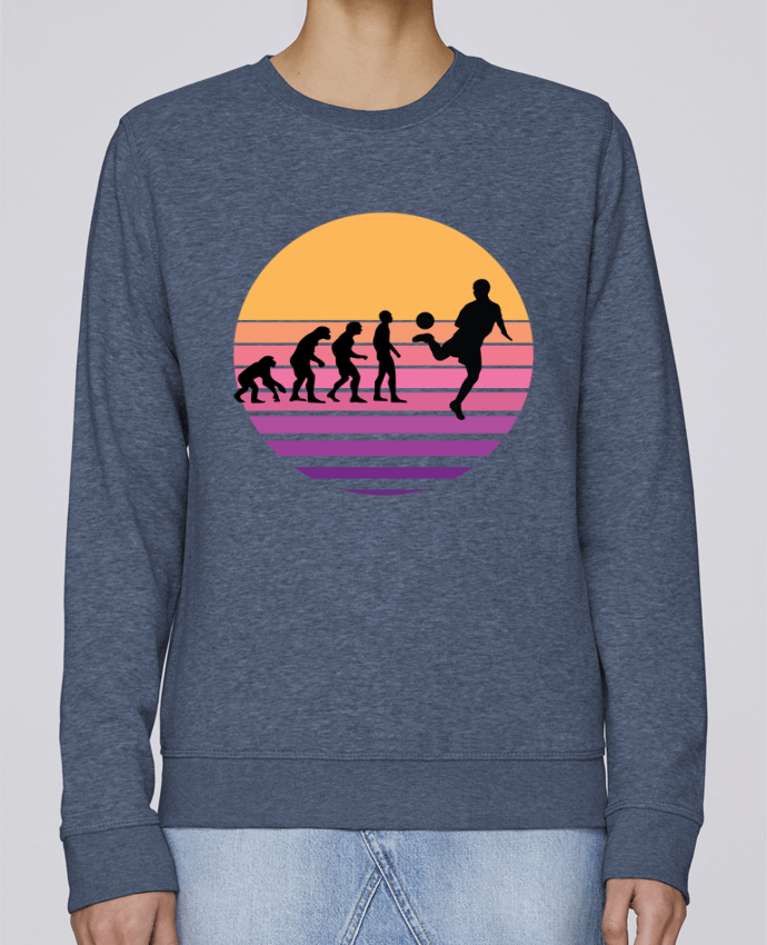 Sweatshirt Evolution de l'homme FOOTBALL par Cheerocki