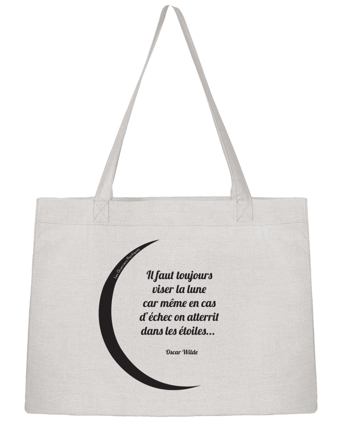 Sac Shopping Viser la lune... par Les Guerriers Pacifiques