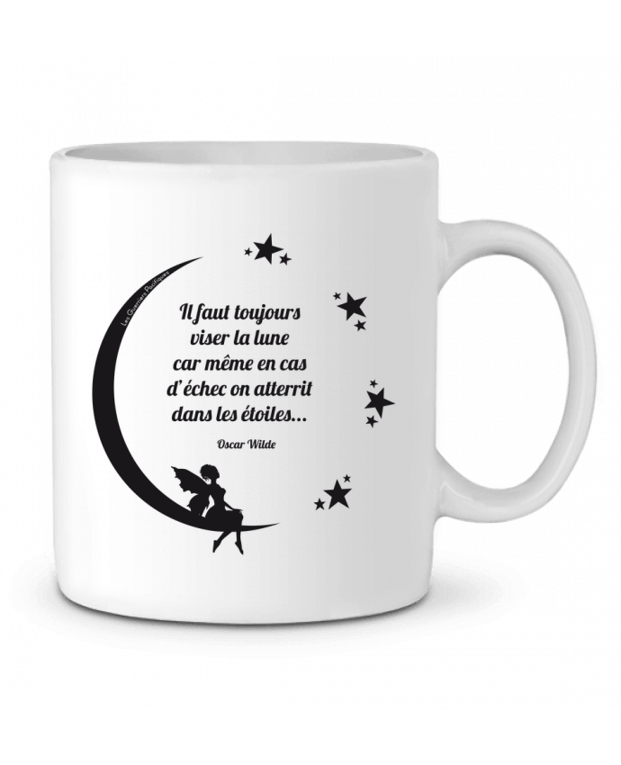 Mug  Toujours viser la lune... par Les Guerriers Pacifiques