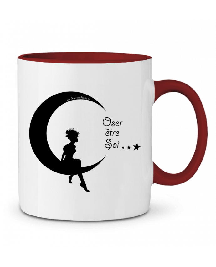 Mug bicolore Oser être Soi... Les Guerriers Pacifiques