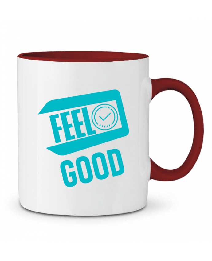 Mug bicolore Feel good - Idée cadeau IPUAL
