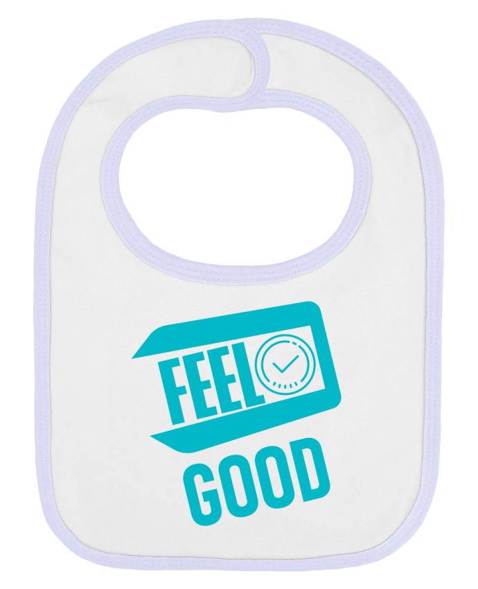 Bavoir bébé uni Feel good - Idée cadeau par IPUAL