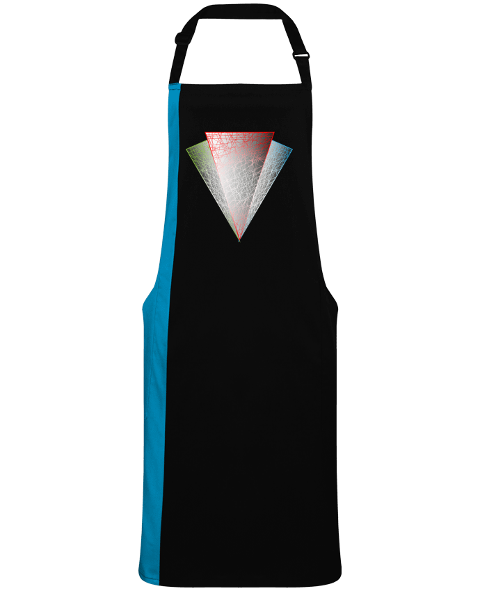 Tablier bicolore Graphique 2D - Idée cadeau par  IPUAL