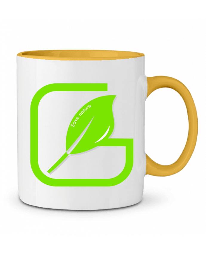 Mug bicolore Save nature - Idée cadeau IPUAL