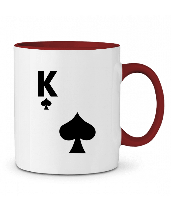 Mug bicolore Le Roi de trèfle - Idée cadeau IPUAL