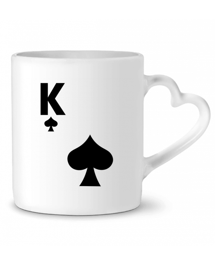 Mug coeur Le Roi de trèfle - Idée cadeau par IPUAL