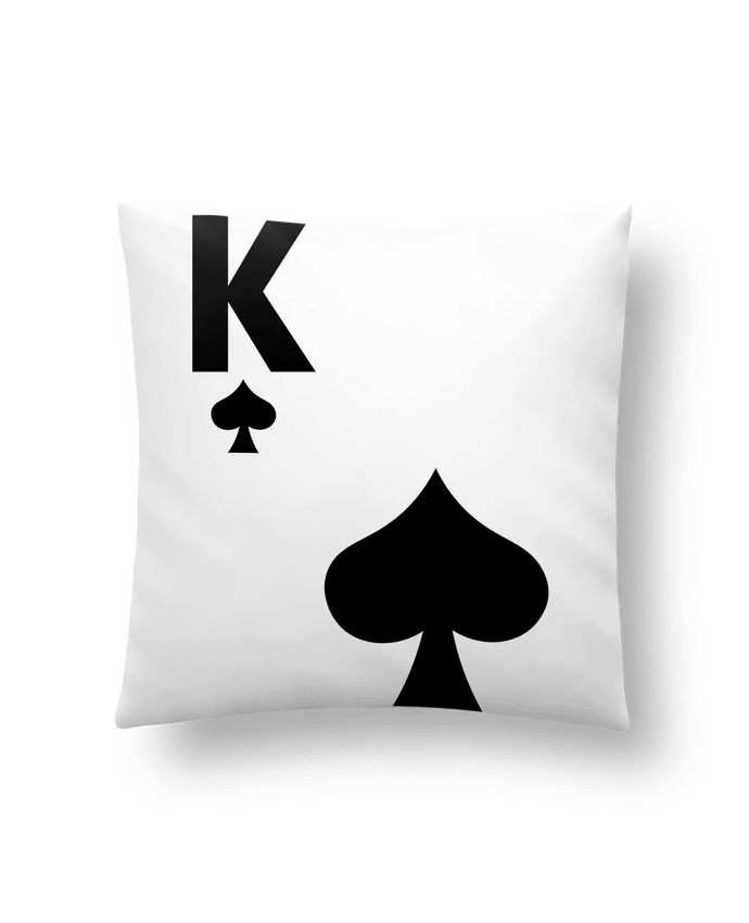 Coussin Le Roi de trèfle - Idée cadeau par IPUAL