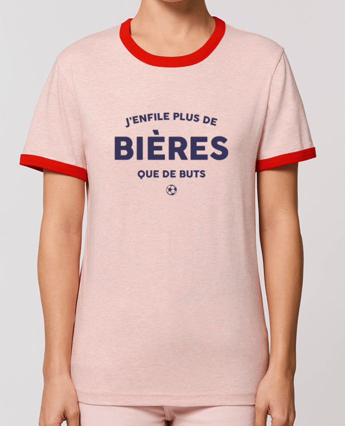 T-shirt J'enfile plus de bières que de buts par tunetoo