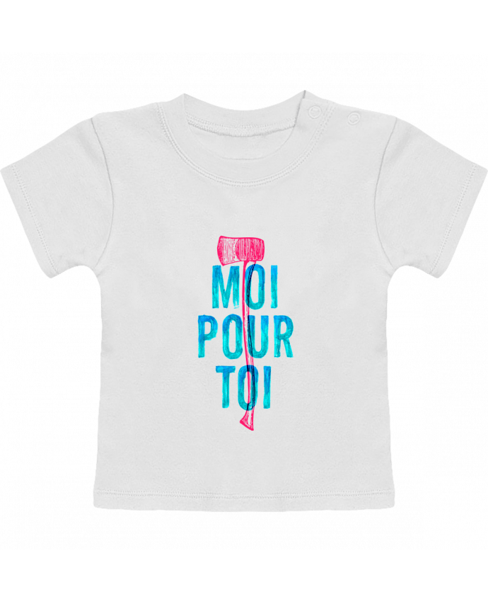 T-Shirt Baby Short Sleeve Moi Pour Toi manches courtes du designer Promis