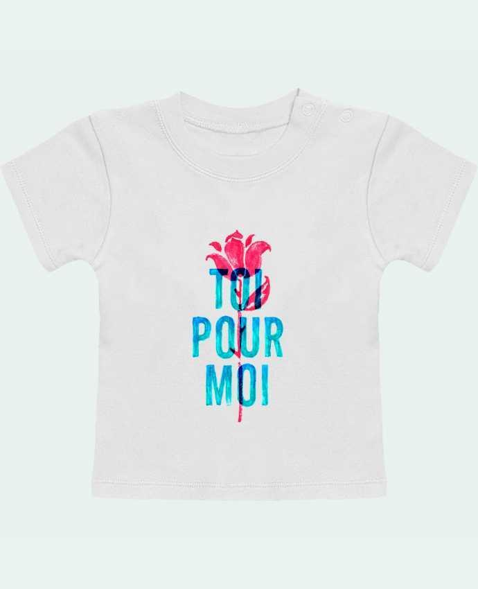 T-Shirt Baby Short Sleeve Toi pour moi manches courtes du designer Promis