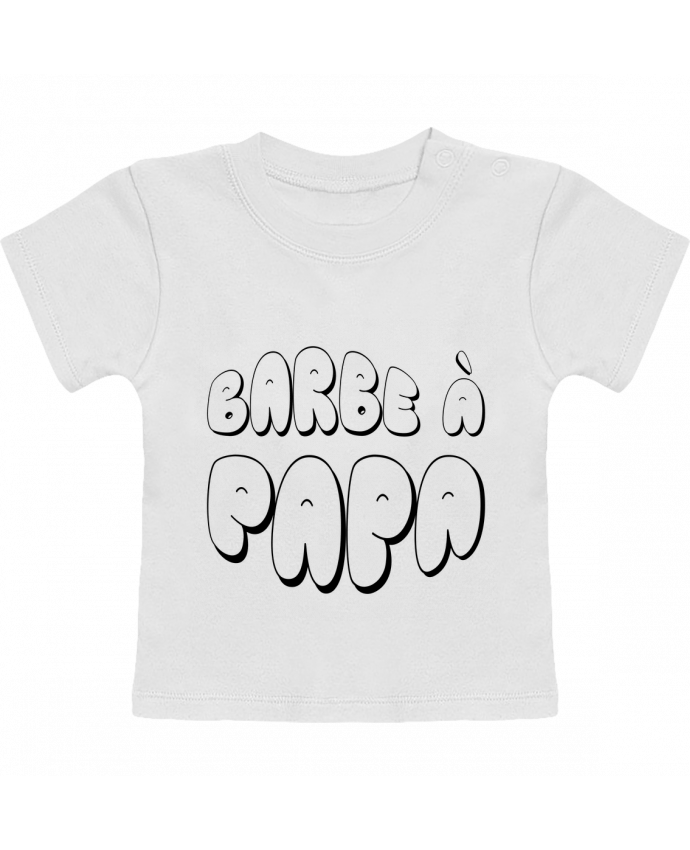 T-shirt bébé Barbe à Papa manches courtes du designer tunetoo