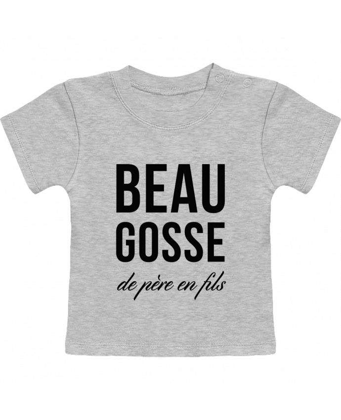 T-Shirt Baby Short Sleeve Beau gosse de père en fils manches courtes du designer tunetoo