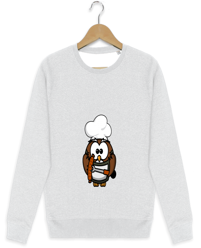 Sweat-shirt Stanley stella modèle seeks BARBECUE OWL par PrinceDesign