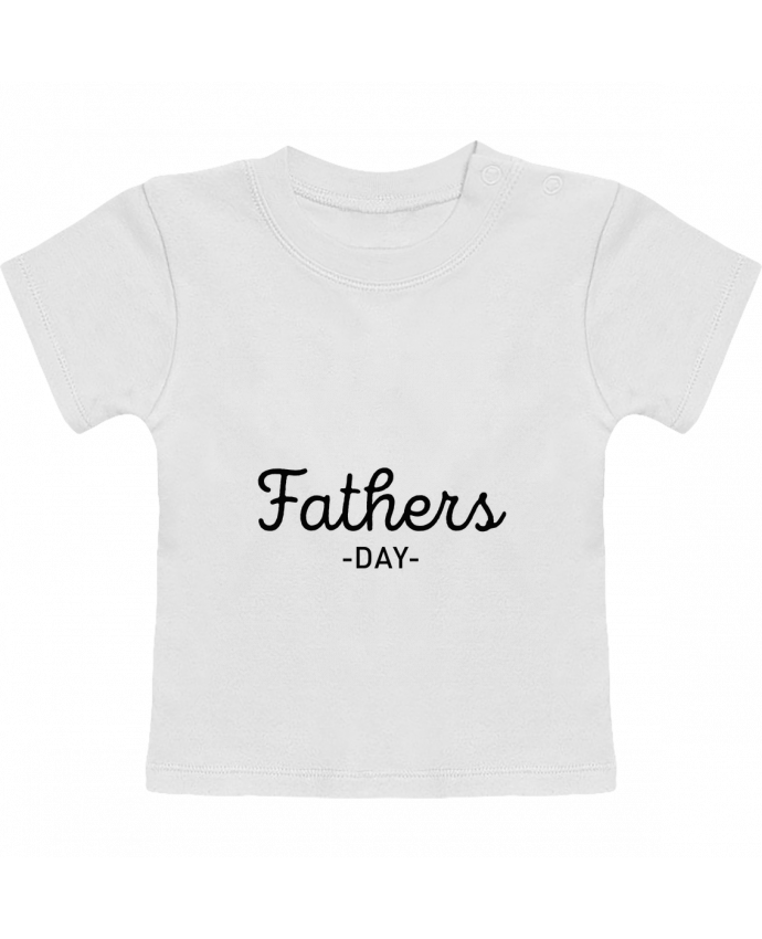 T-shirt bébé Father's day manches courtes du designer tunetoo