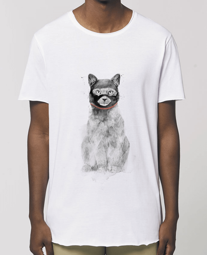 Tee-shirt Homme Masked cat Par  Balàzs Solti