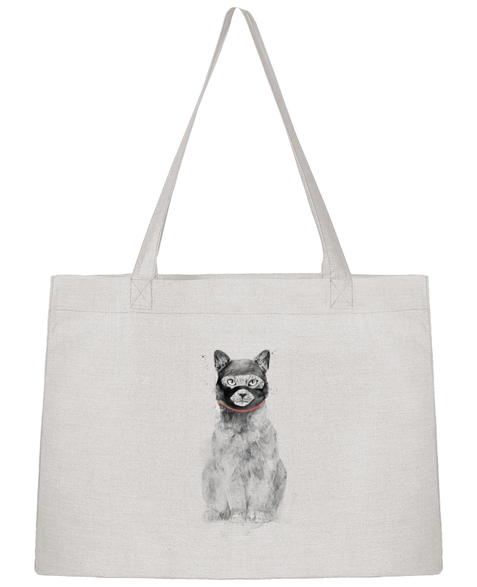 Sac Shopping Masked cat par Balàzs Solti