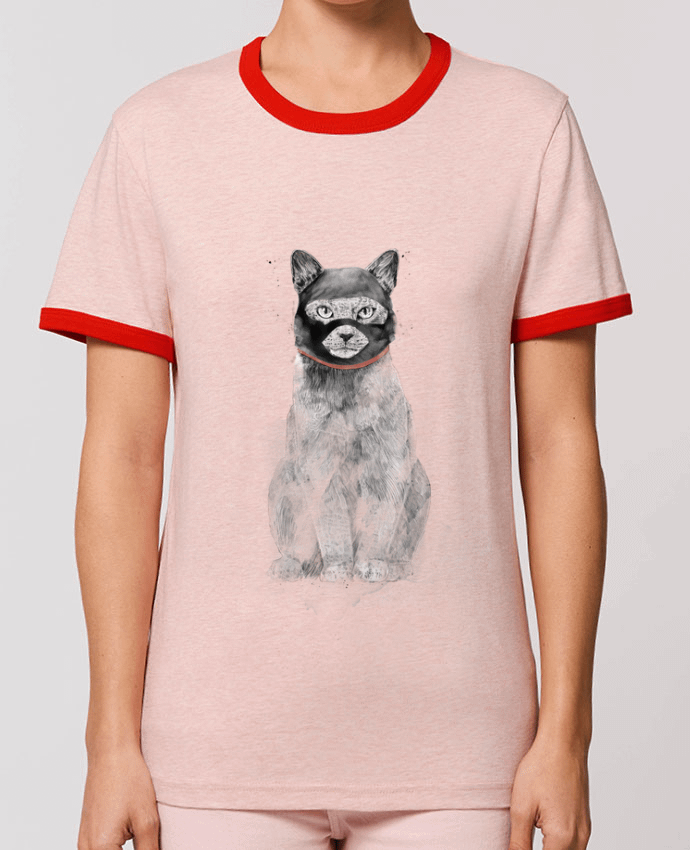 T-shirt Masked cat par Balàzs Solti