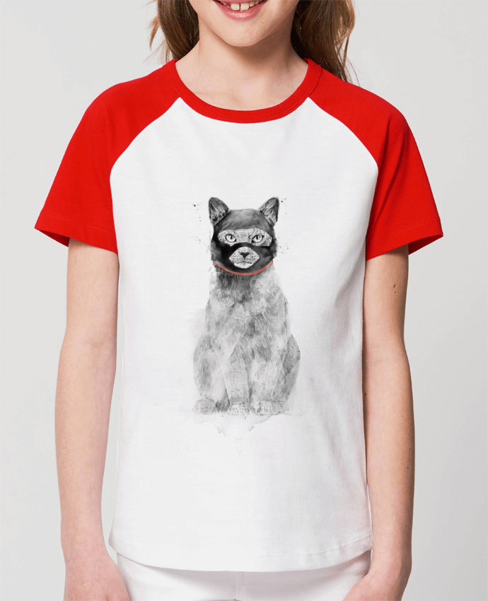 Tee-shirt Enfant Masked cat Par Balàzs Solti