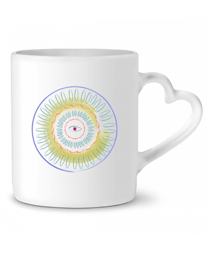 Mug coeur L'œil doux - Idée cadeau par IPUAL