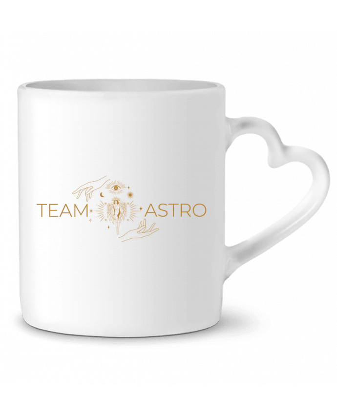 Mug coeur « Team Astro » par Les Guerriers Pacifiques