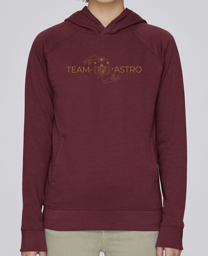 Sweat capuche femme « Team Astro » par Les Guerriers Pacifiques