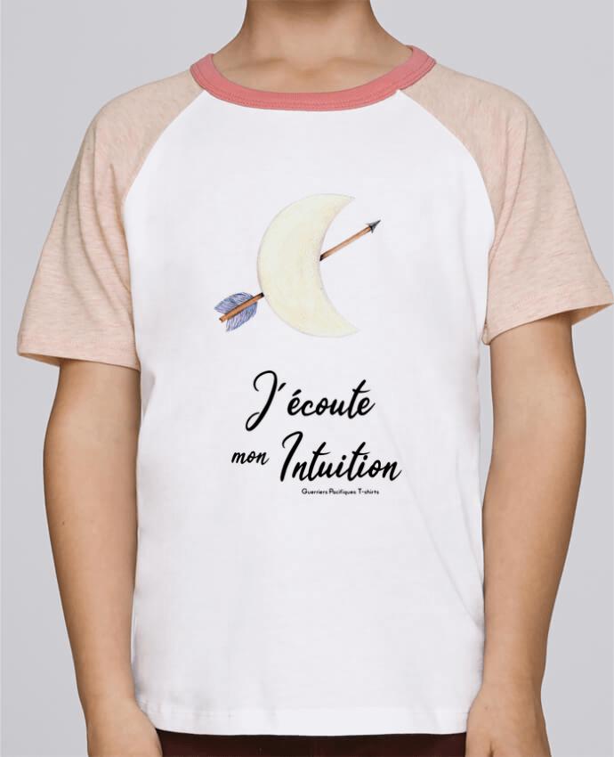 T-shirt enfant Baseball Lune > Intuition par Les Guerriers Pacifiques